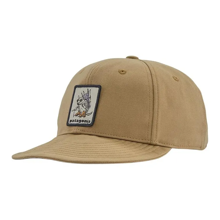 Patagonia Cotton Baseball Caps Unisex Blue/Yellow/Khaki-2