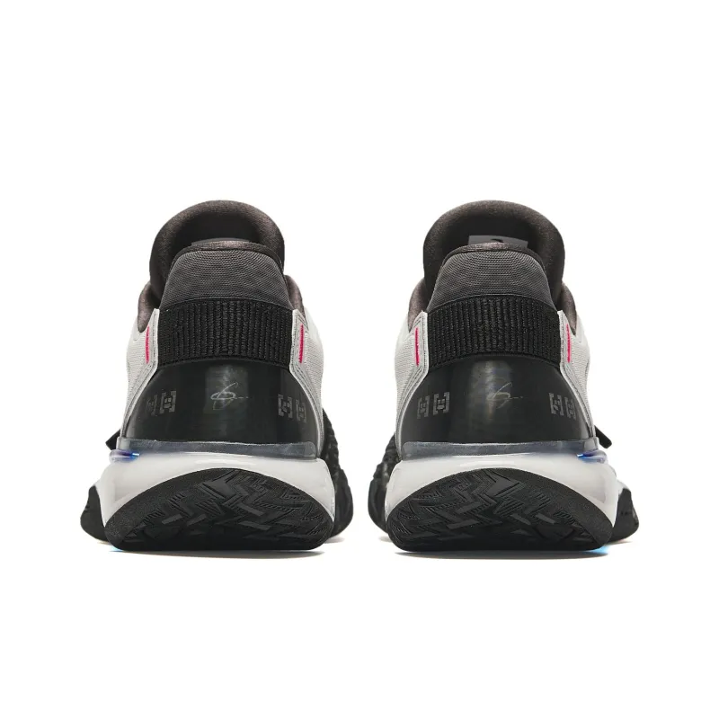 Anta GH5 Cushioning Rebound Low Top Basketball Shoes Men's Microchip Gray-4