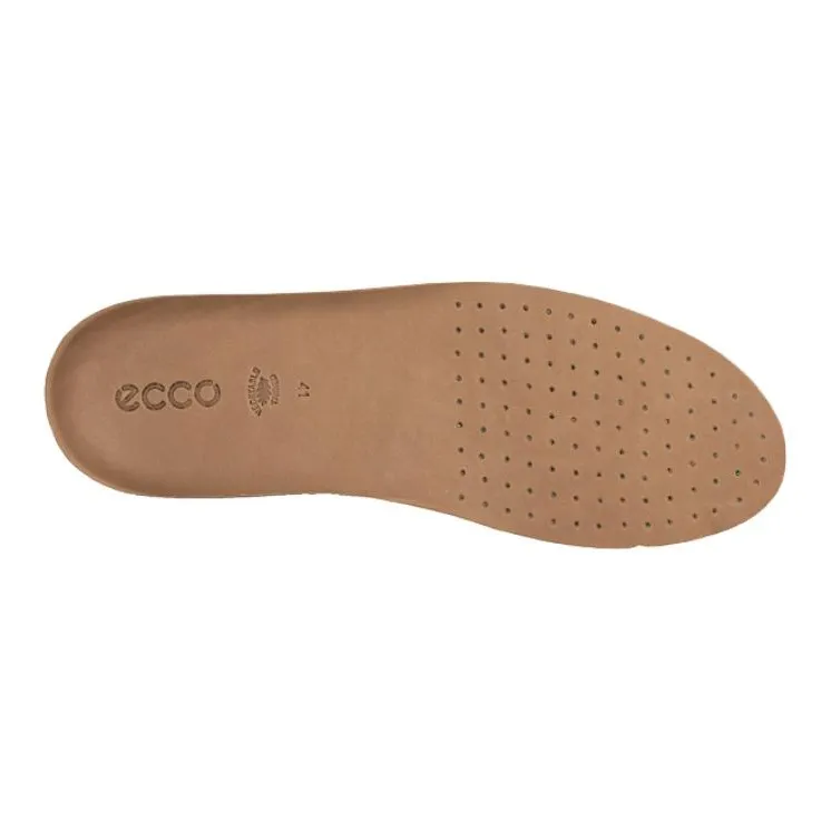 Ecco Cow Leather Insoles Unisex Brown-1
