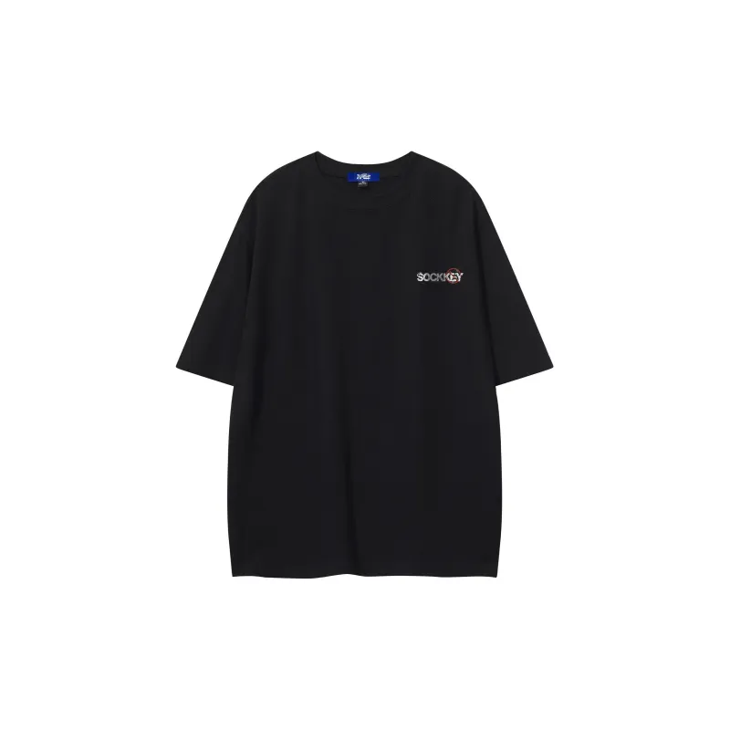 SOCKKEY Drop Shoulder Sleeve T Shirt Unisex-1