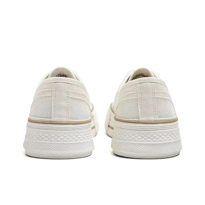 RENBEN Anti-Slip And Wear-Resistant Breathable Low-Top Canvas Shoes Women's Black-4