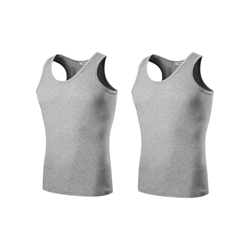 H YXIANG Men Tank Tops-11