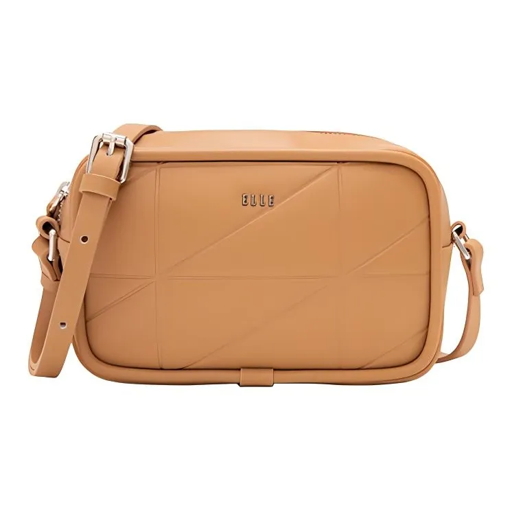 ELLE Cow Leather Small Square Camera Bag Shoulder Bag Crossbody Bag Small Size Women's Multicolor-5