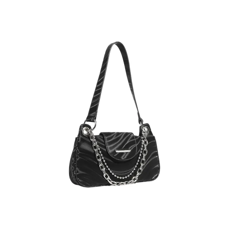 NATTY PU Handbags Shoulder Bags Women's Silver Gray/Black-16
