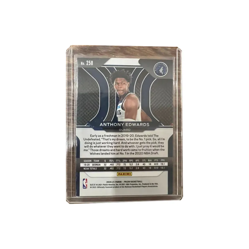 PANINI Anthony Edwards Star Card Sports Cards 1 Pc-1