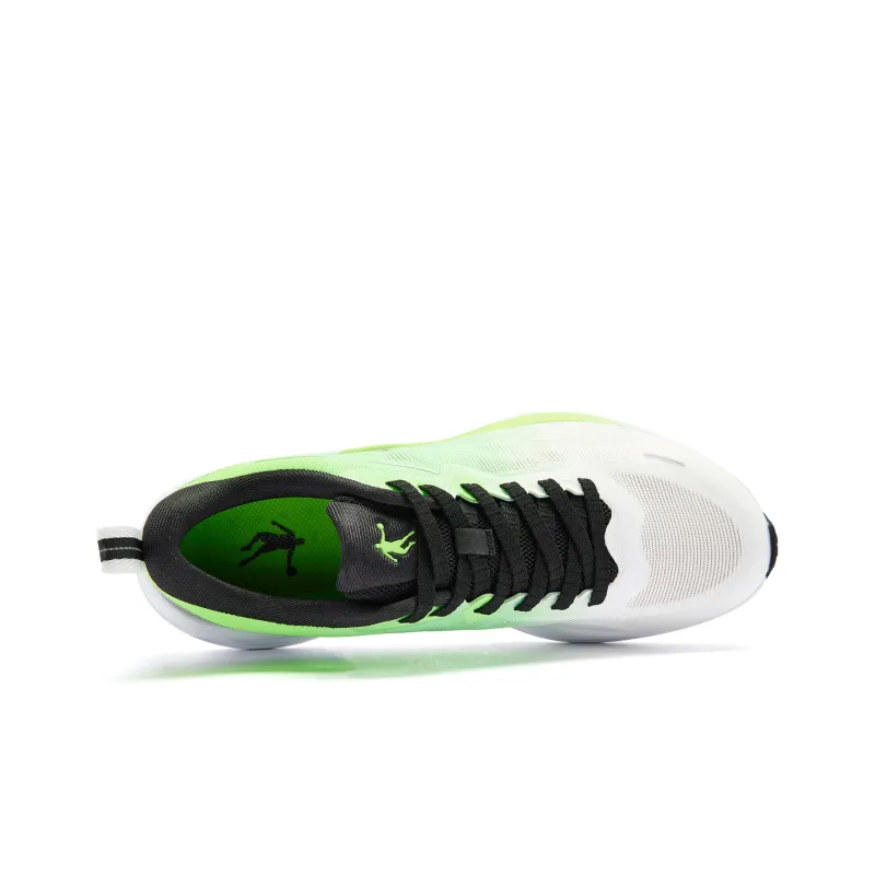 QIAODAN Phantom CITY Running Shoes Men Low Top Jordan White Flying Shadow Green-3