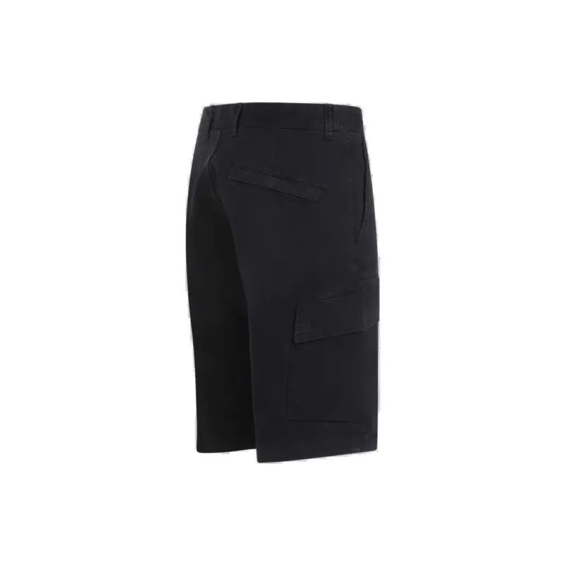 STONE ISLAND Compass Badge Knee Length Cargo Shorts-2