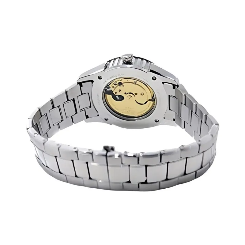 CITIZEN Automatic Mechanical Movement Stainless Steel Strap Watch Men's Watch Black Dial-1