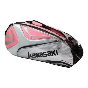 Kawasaki Badminton Racket Bags Holds 6 Pcs Sports Casual Style Backpack Unisex Individual Shoe Compartment