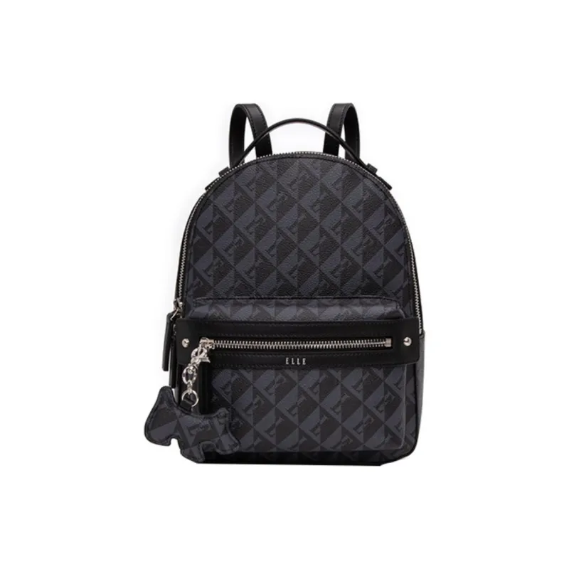 ELLE Synthetic Leather Backpack Medium Size Women's Multicolor-0