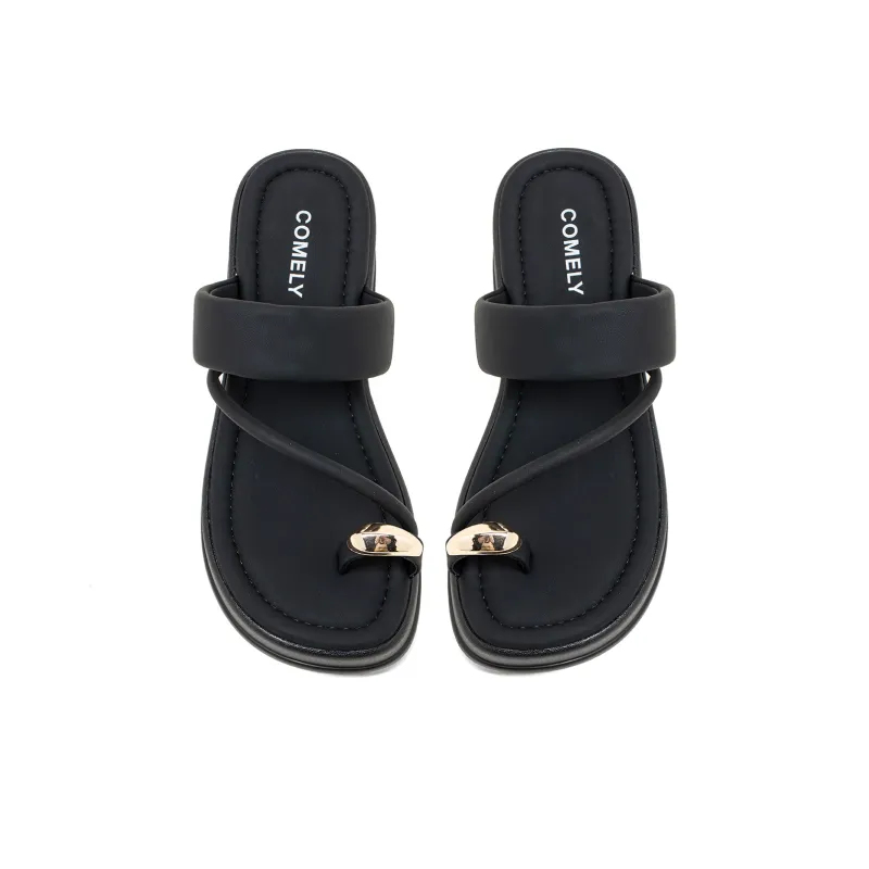 COMELY PU Polyurethane Slide Slippers Women's-7