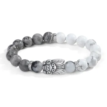 YINCHIE S999 Fine Silver Bracelets Men's Good Luck