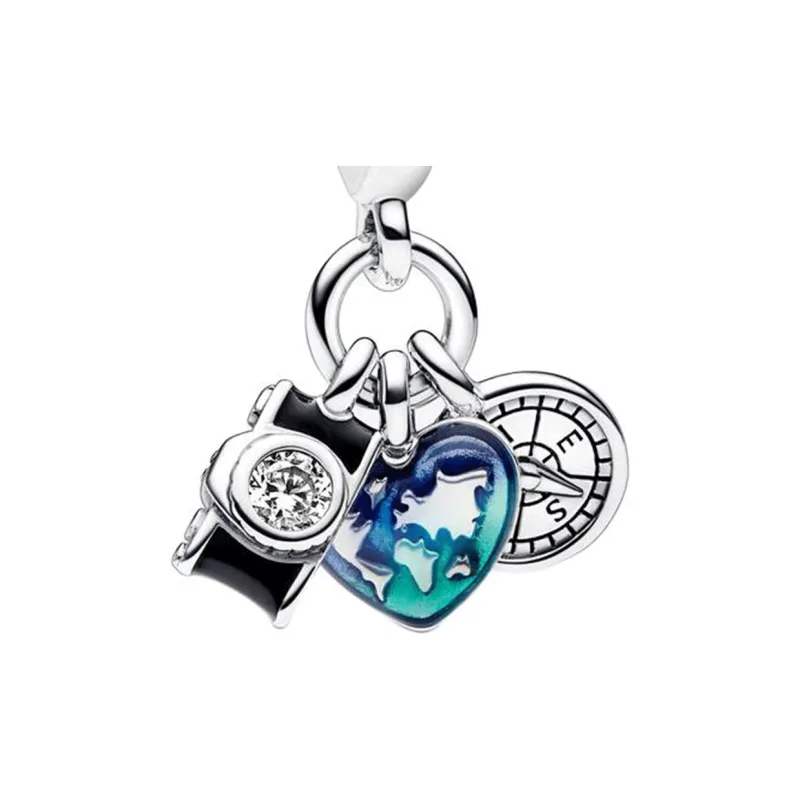 Pandora Sterling Silver Pendants Women's Silver-2