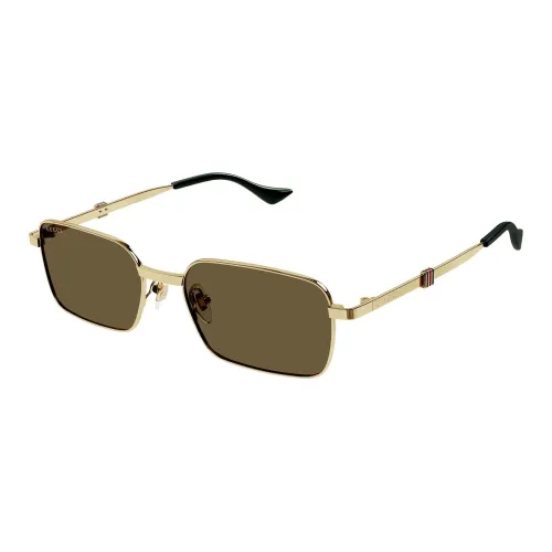 GUCCI Rectangle-Frame Sunglasses