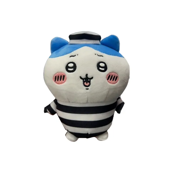 Chiikawa Prisoner Prison Collection Hachiware Tongue Out Style Dolls Plush Doll Medium Size Height-0