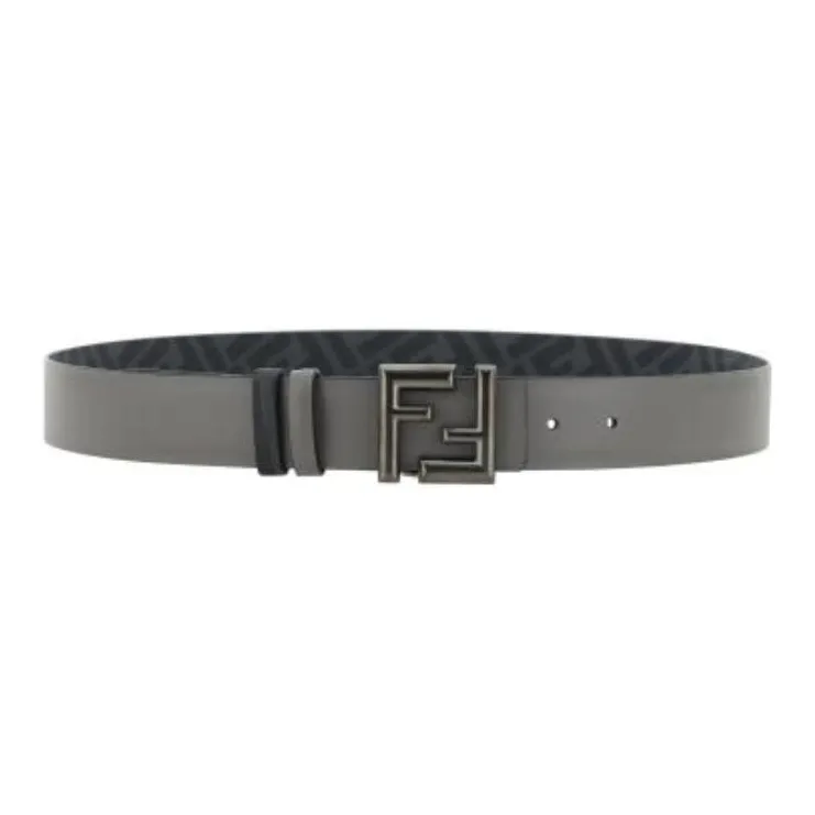 FENDI Ff Logo buckle Leather Belt-2