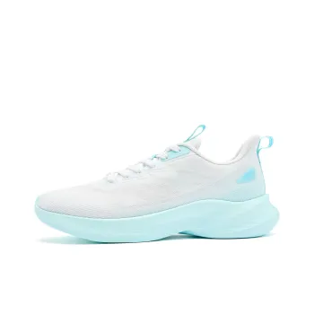QIAODAN Light LITE Cushioning Anti Slip And Wear Resistant Low Top Q LITESPEED Technology Running Shoes Men's Aqua Blue