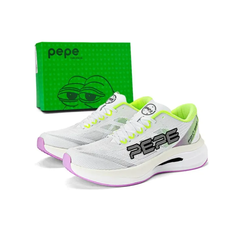 Pepe The Frog Shock Absorbing, Non Slip, Wear Resistant, Breathable And Lightweight Low Top Running Shoes Unisex-12