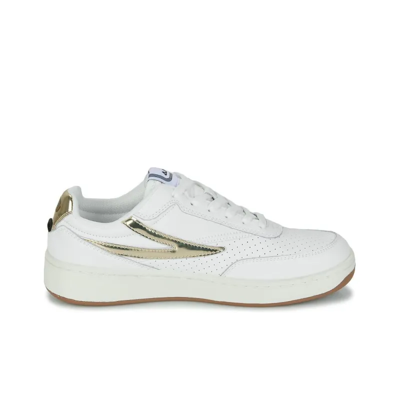 FILA Sevaro F WM Cushioning Wear Resistant Low Top Casual Shoes Women's White Gold-1