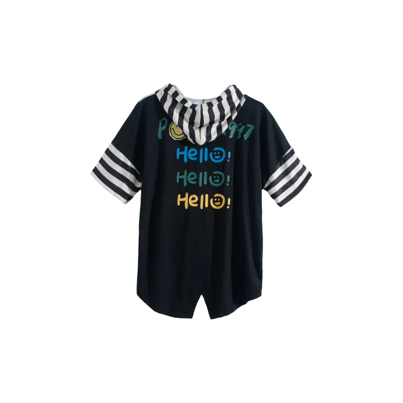 AHDO T Shirts Women's Black-1