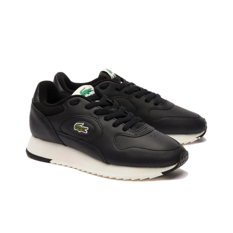 LACOSTE Linetrack Low-Top Casual Shoes Women's Black-1