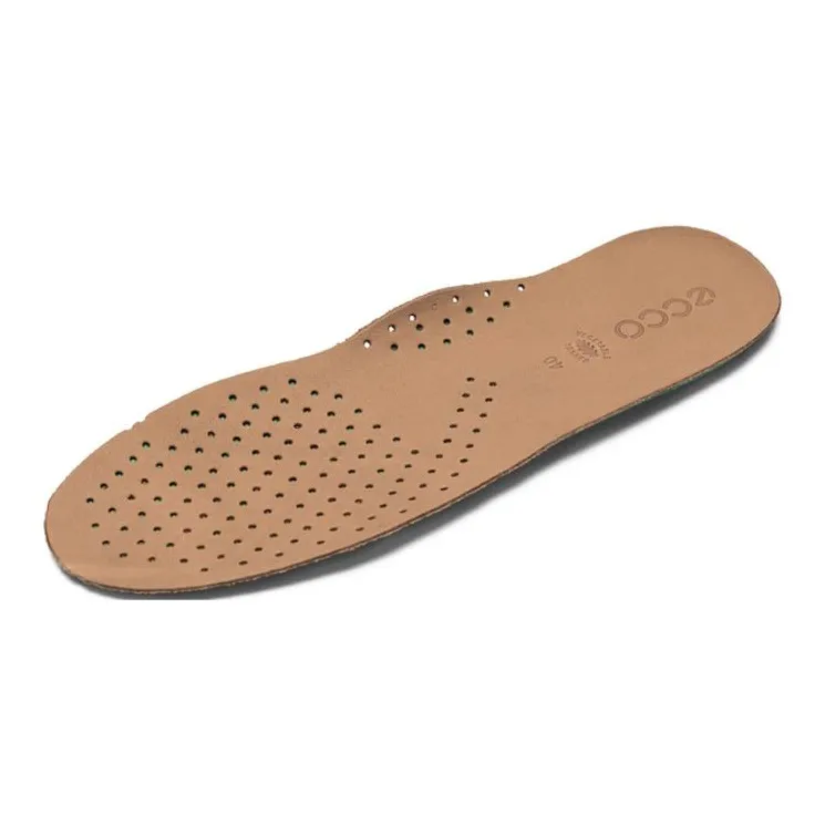 Ecco Cow Leather Insoles Unisex Brown/Black-0