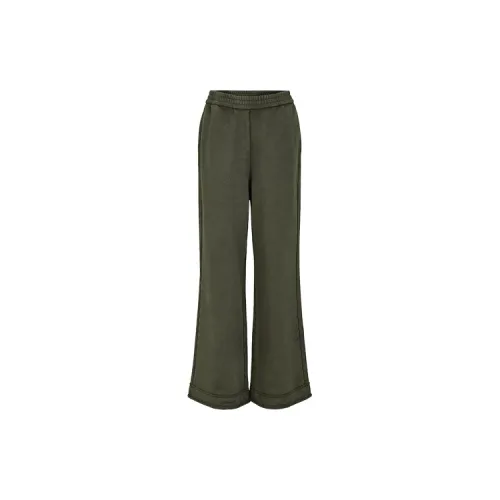 URBAN REVIVO Casual Pants Women's Dark Green