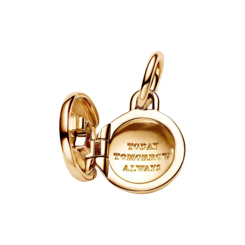 Pandora Gold Plated Copper Silver Alloy Pendants Women's Gold-1