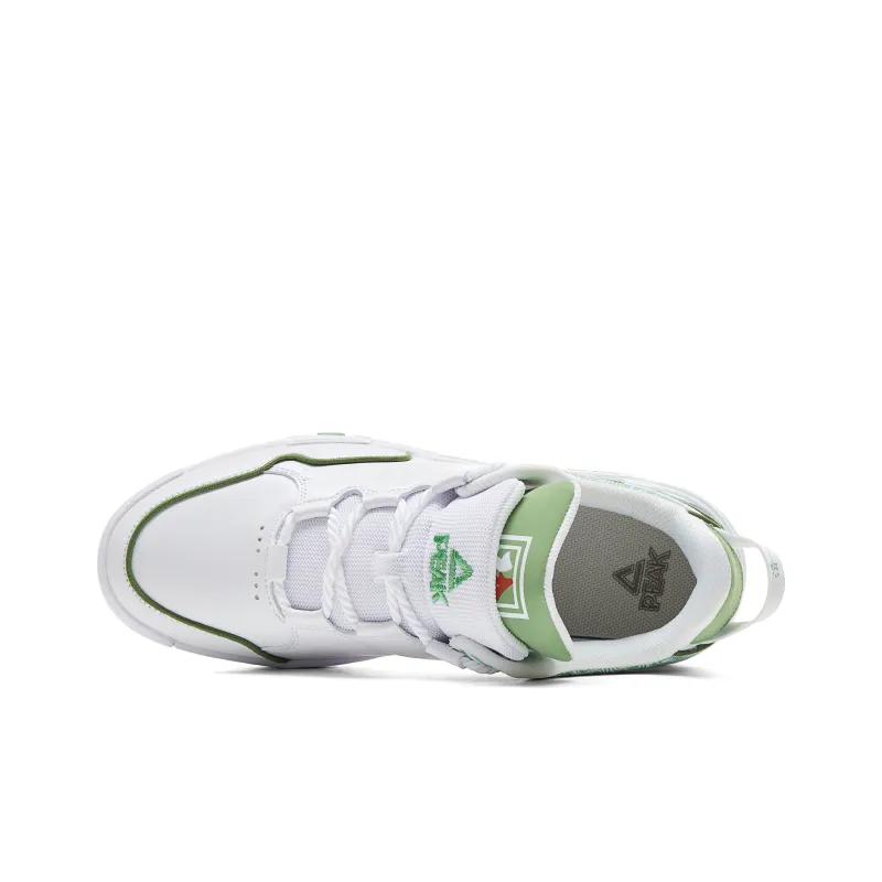 PEAK Coverage Slip-Resistant Cushioning Wear-Resistant Breathable Low-Top Skateboard Shoes Men's Baymax Emerald Green-3