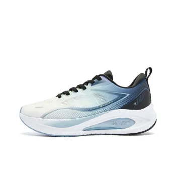 QIAODAN Phantom CITY Running Shoes Men Low-Top Hydrogen Blue Graphite Blue