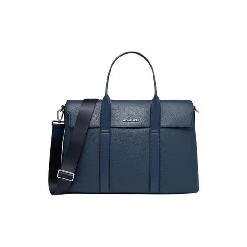 MICHAEL KORS MK Cooper Cow Leather Shoulder Bag Crossbody Bag Handbag Regular Men's Marine Blue-0