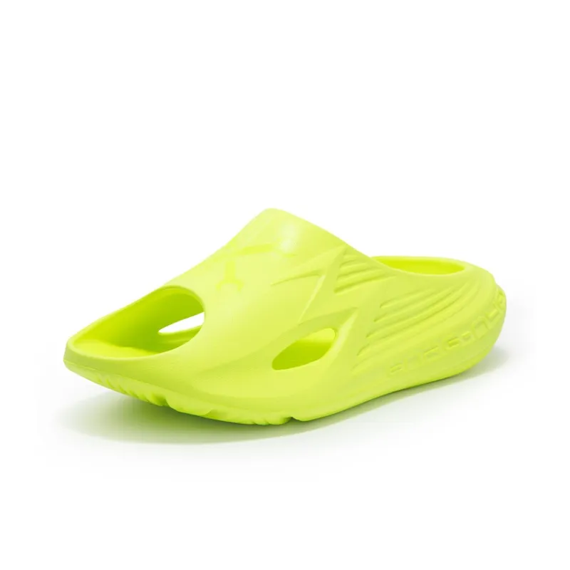 361° Slip-Resistant Slide Slippers Unisex Fluorescent Solar Yellow-1