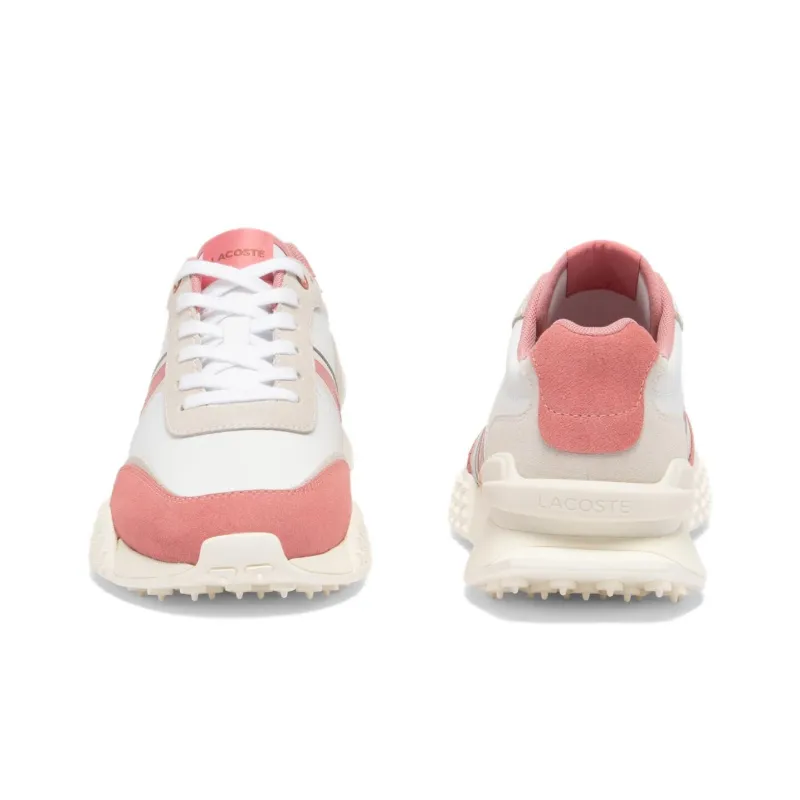 LACOSTE L spin Low Top Casual Shoes Women's White Pink-3