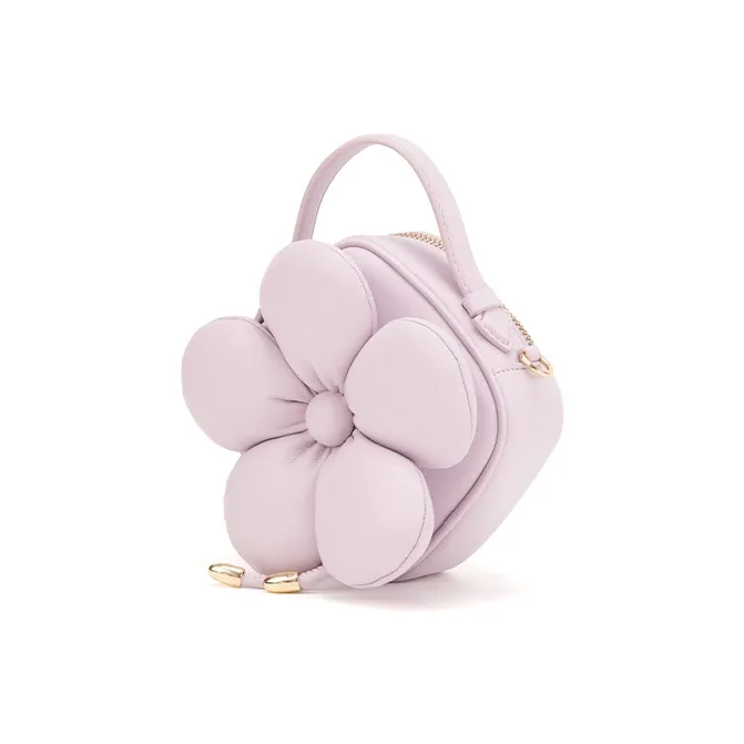 ELLE Synthetic Leather Crossbody Handbag Mini Women's Purple/Pink/Yellow-1