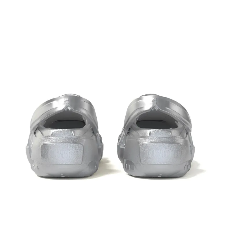 MAISON MISFIT 15 Gold Mask Clogs Unisex Space Silver-3