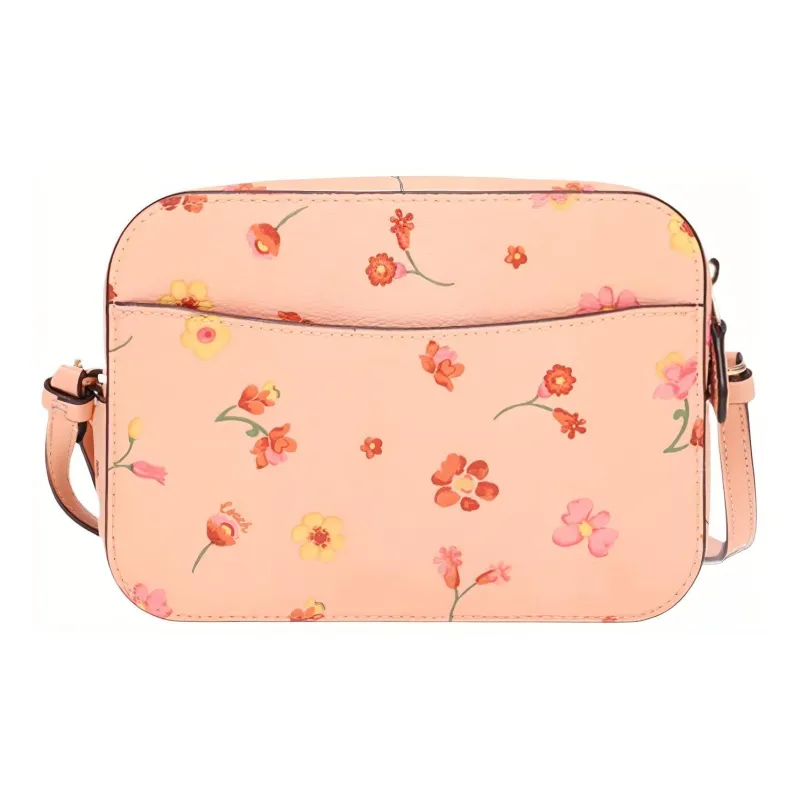 COACH Camera Leather Camera Bag, Shoulder Bag, Crossbody Bag Women's Peach Pink-3
