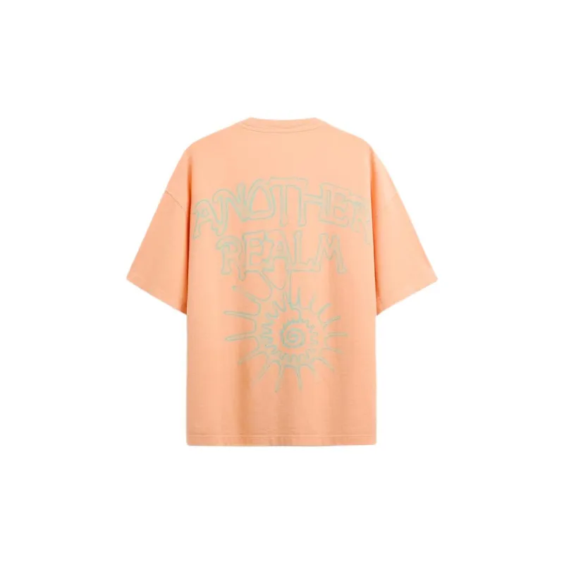 ZARA T Shirts Men Orange-1