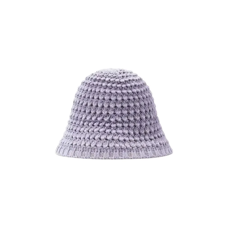 COS Cotton Bucket Hats Women's Purple-0