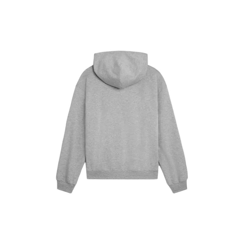 CELINE Triomphe Loose Zipped Hoodie In Cashmere Cotton-1