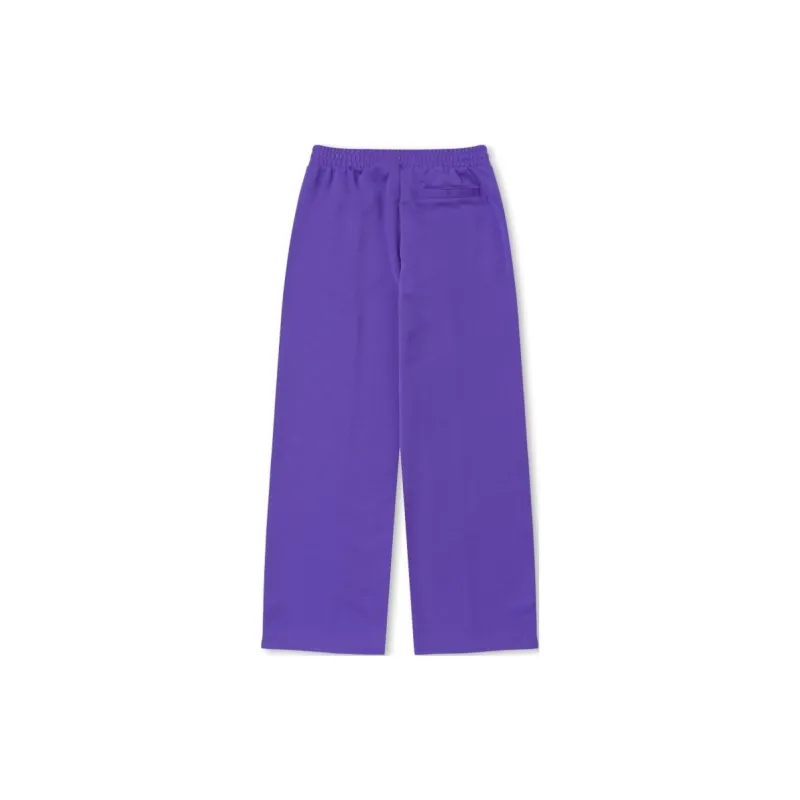 NERDY Mid Rise Straight Fit Knitted Sweatpants Men's Purple-1