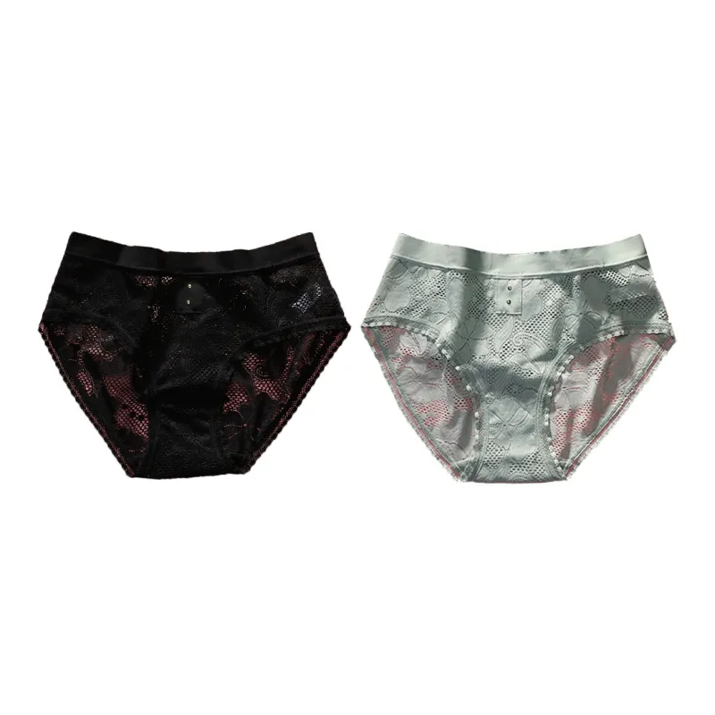 Flowers In Water Underpants Women's 2 Pack-6