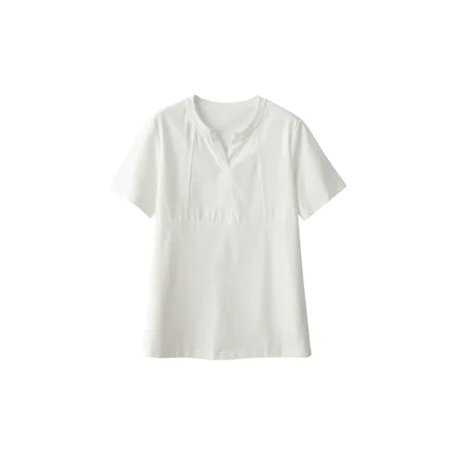 Huagaa T-Shirts Women's Off White