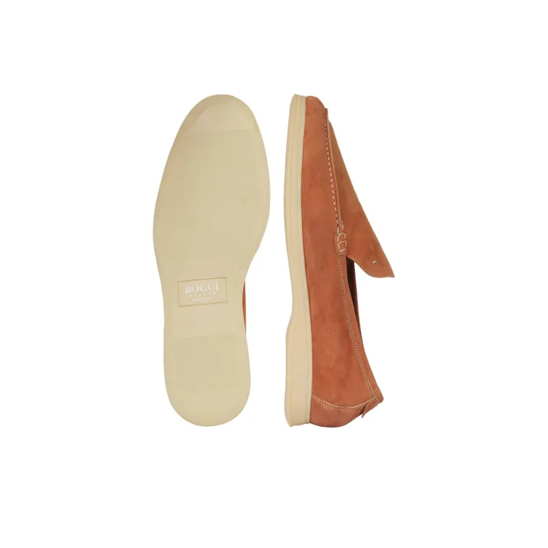 BOGGI Milano Almond-toe Suede Loafers-3