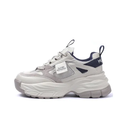 Mulinsen Wear resistant Lightweight Breathable And Non slip. Low Top Chunky Sneakers Women's