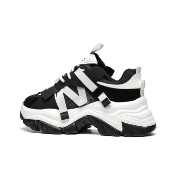 ORD Chunky Sneakers Unisex Low Top Black