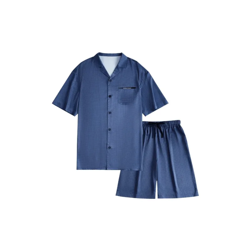 Peninsula City Pajama Set Men's Blue Twilight-0