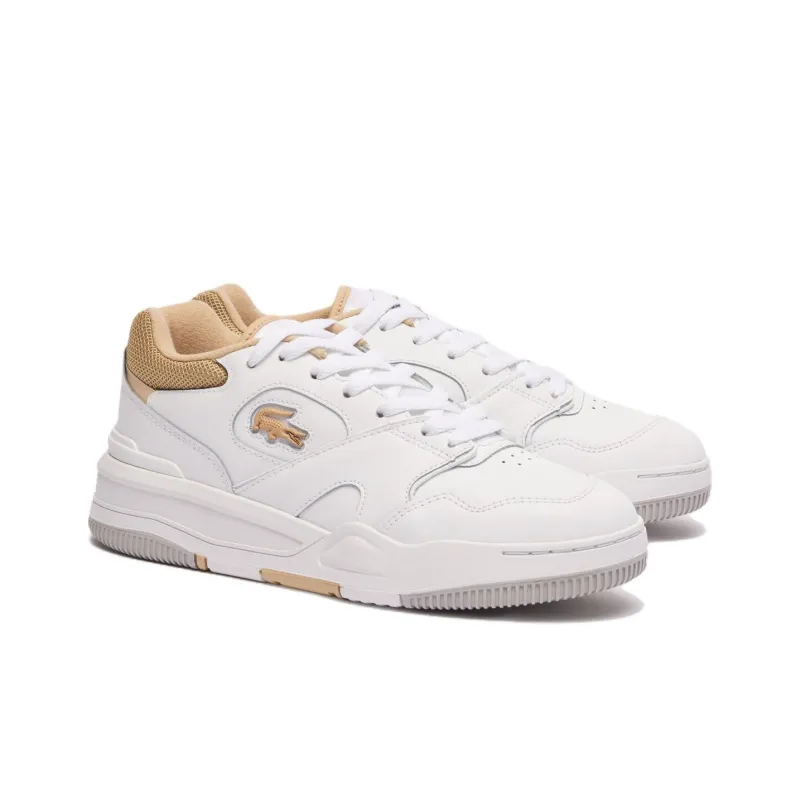 LACOSTE Lineshot Low Top Skateboard Shoes Women's White-1