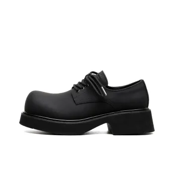 Zuogedu Fashionable Versatile Casual Shoes Trendy Derby Shoes Men's Black