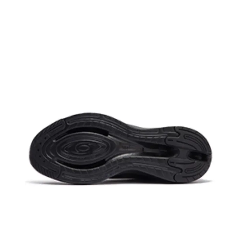 361° Cushioning Breathable Low Top Running Shoes Men's Black Gray-3