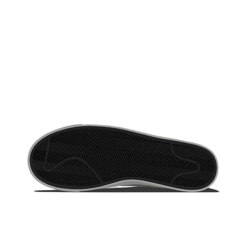 Nike Blazer Slip-Resistant Cushioning Wear-Resistant High-Top Skateboard Shoes Unisex Black Gray Color-4